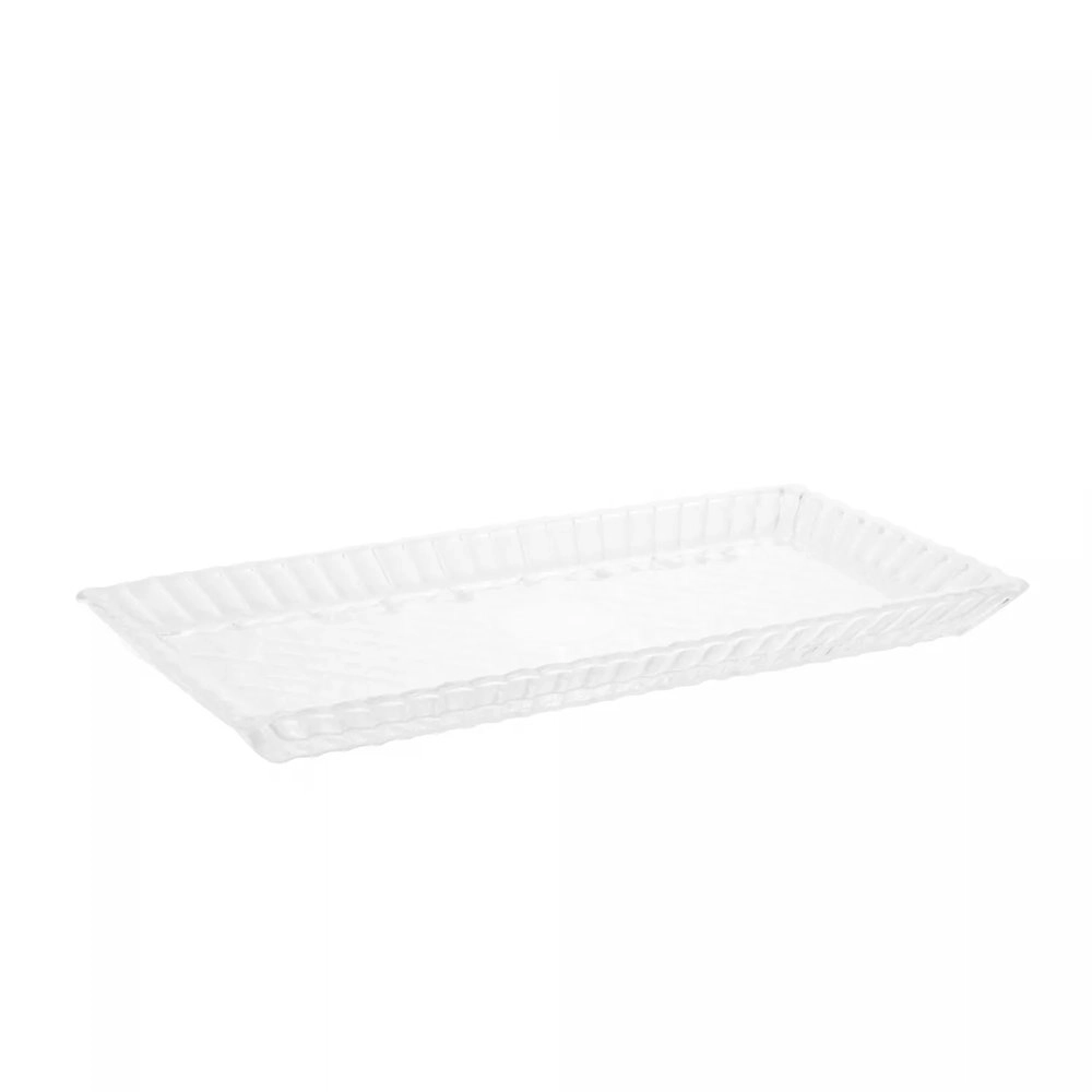 Travessa Retangular Wolff Lys Transparente 34 X 17 Cm Travessa Retangular Wolff Lys Transparente 34 X 17 Cm