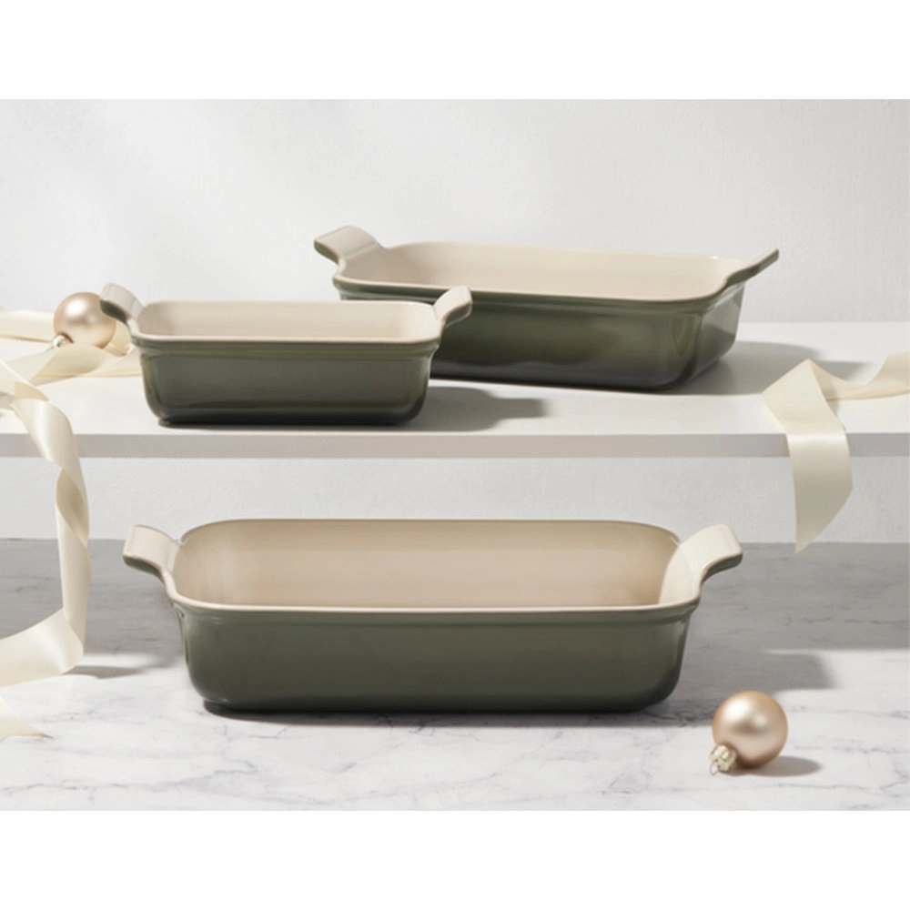 Travessas Retangulares Heritage - 3 Peca