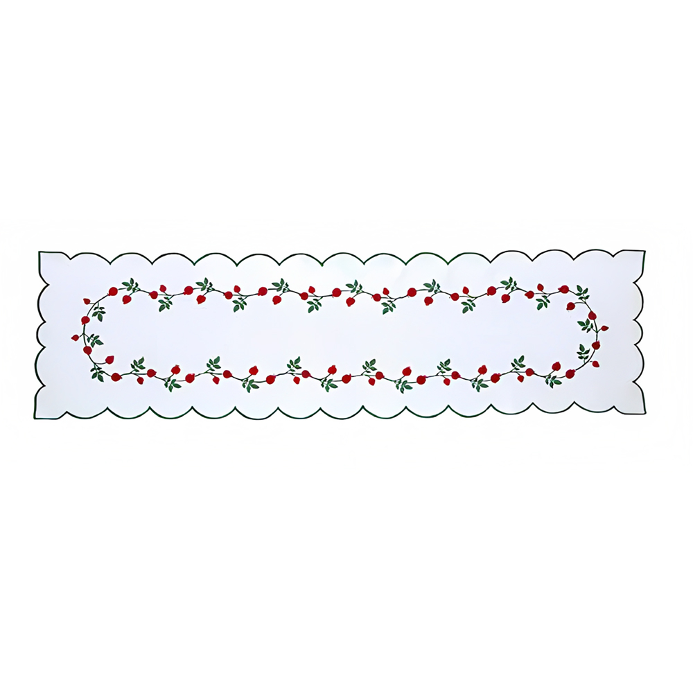 Trilho de Mesa Jolitex Linha Coral Flora 40 X 150 Cm Trilho de Mesa Jolitex Linha Coral Flora 40 X 150 Cm