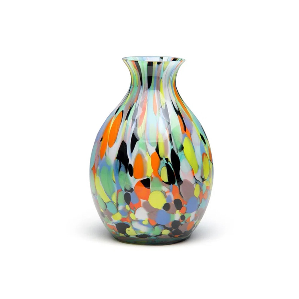 Vasinho 65 Cristais Cá D'oro Multicor 15 X 10 X 10 Cm