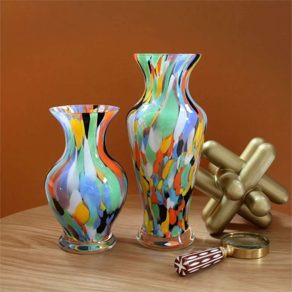 Vasinho 78 Cristais Cá D'oro Multicor 15 Cm