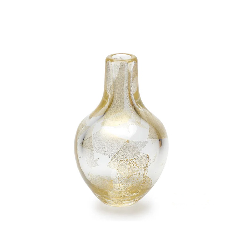 Vasinho Solitário Cristais Cá D'oro Áureo 15 X 8 X 8 Cm