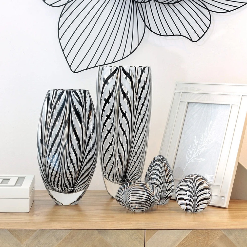 Vaso 54 Ms Cristais Ca D'oro Branco Leitoso 28 X 15 Cm Vaso 54 Ms Cristais Ca D'oro Branco Leitoso 28 X 15 Cm