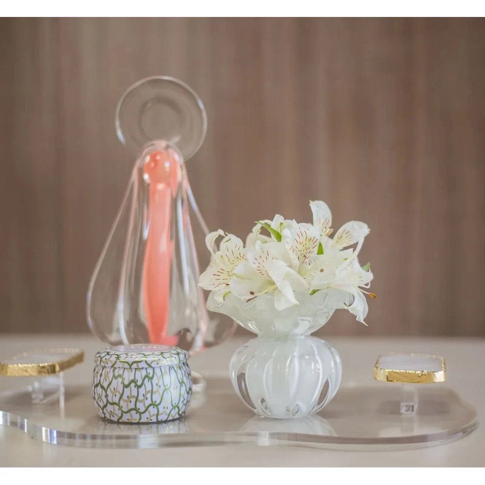 Vaso Batllo Cristais D´labone Quartzo Perola 8 X 9 Cm Vaso Batllo Cristais D´labone Quartzo Perola 8 X 9 Cm