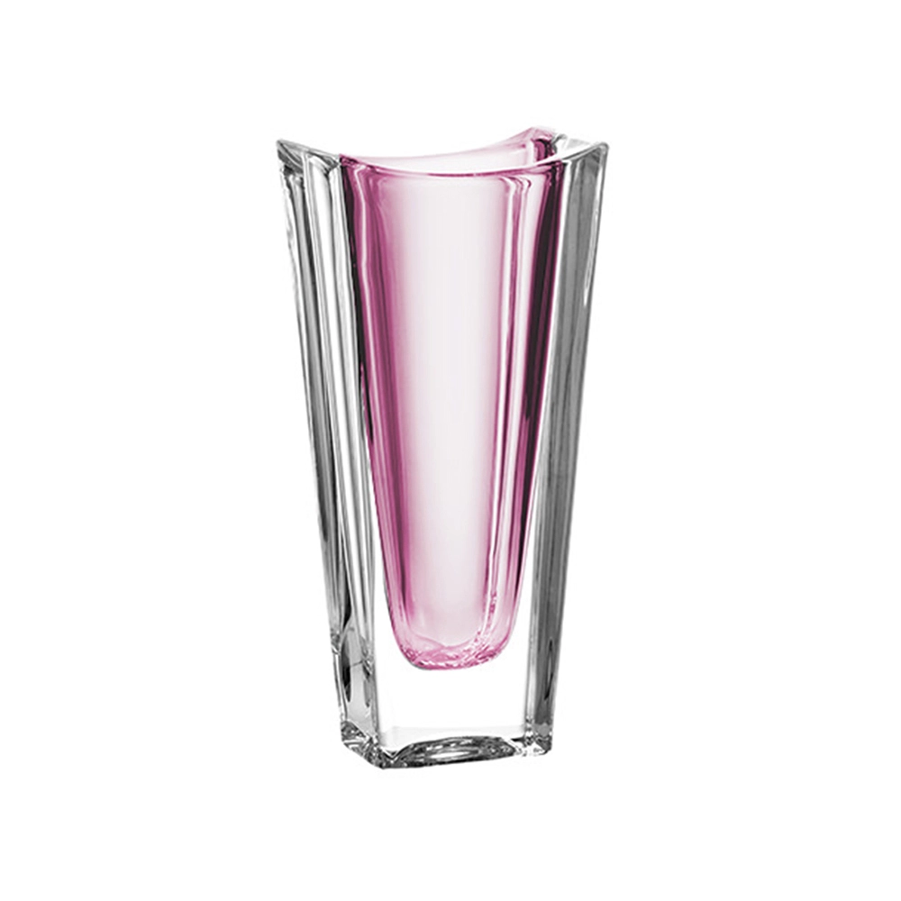 Vaso Bohemia Okinawa 12,5 X 7 X 25,5 Cm Vaso Bohemia Okinawa 12,5 X 7 X 25,5 Cm