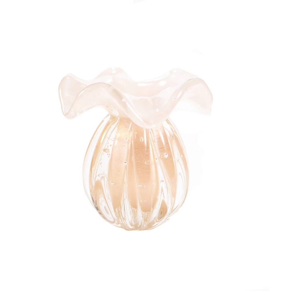 Vaso Cristais D´labone Enns Com Ouro 15 X 13 Cm