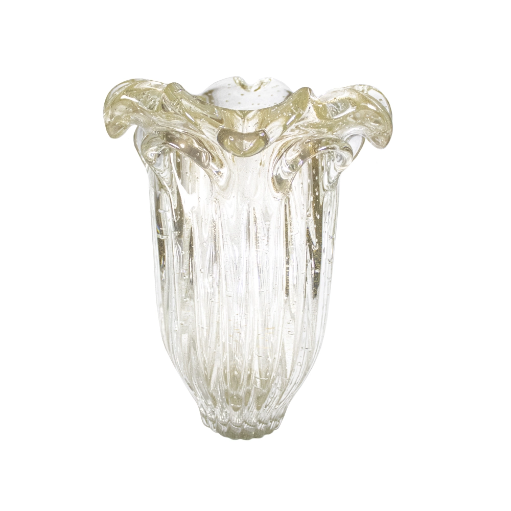 Vaso Cristais D´labone Havana Com Ouro 40 X 30 Cm Vaso Cristais D´labone Havana Com Ouro 40 X 30 Cm