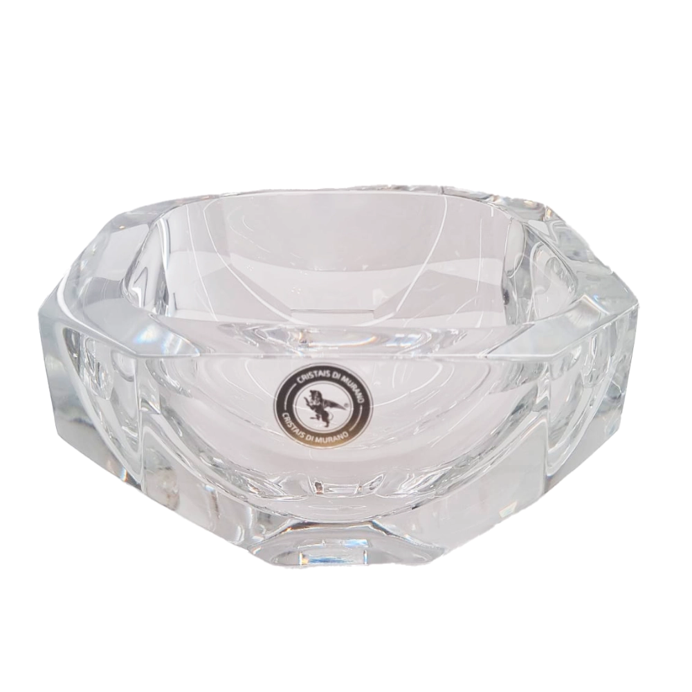 Vaso Cristais Di Murano Com Ouro 21 X 33 Cm Vaso Cristais Di Murano Com Ouro 21 X 33 Cm