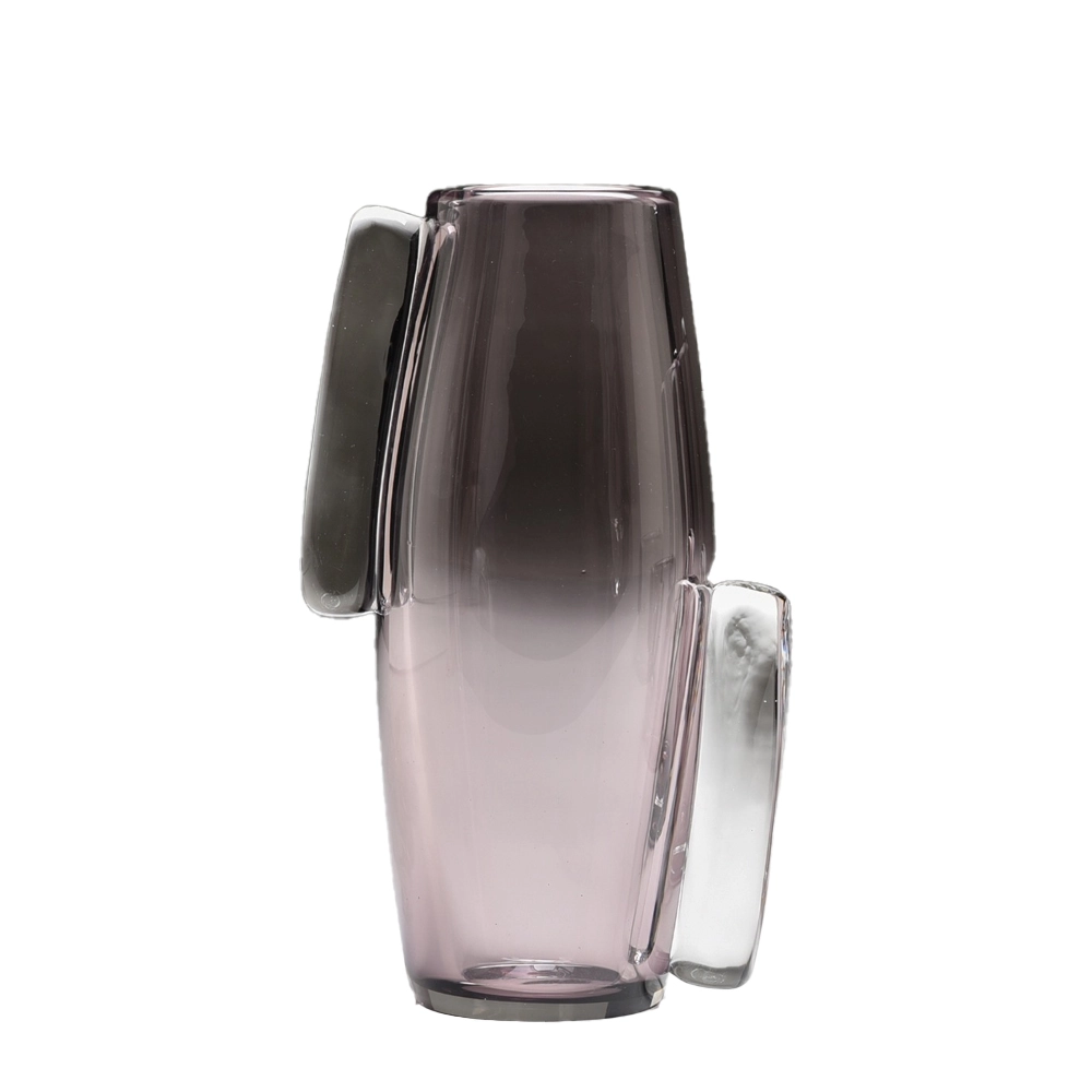 Vaso Cristais Di Murano Contemporânea Sem Ouro 22 X 15 X 37 Cm Vaso Cristais Di Murano Contemporânea Sem Ouro 22 X 15 X 37 Cm