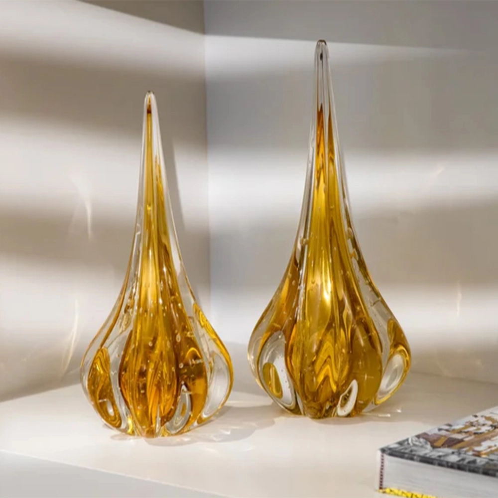 Vaso Gota Fênix Cristais D´labone 25 X 13 Cm