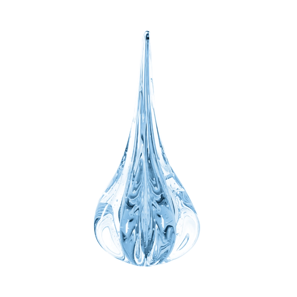 Vaso Gota Fênix Cristais D´labone 40 X 16 Cm Vaso Gota Fênix Cristais D´labone 40 X 16 Cm