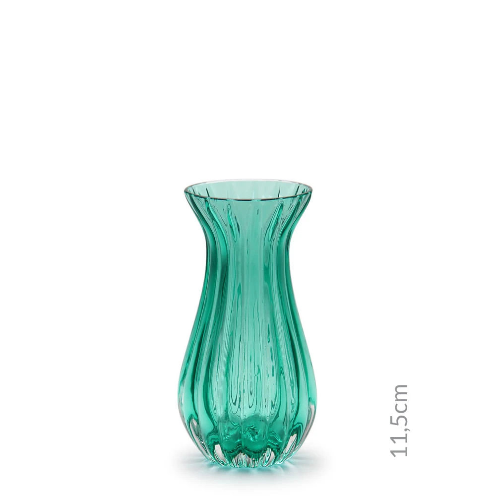 Vaso M61 Cristais Ca D'oro Verde Transparente 11,5 X 6 Cm