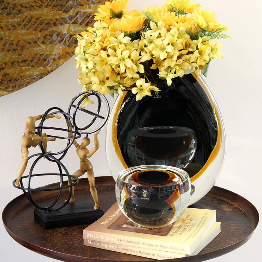 Vaso Mini 3 Bicolor Cristais