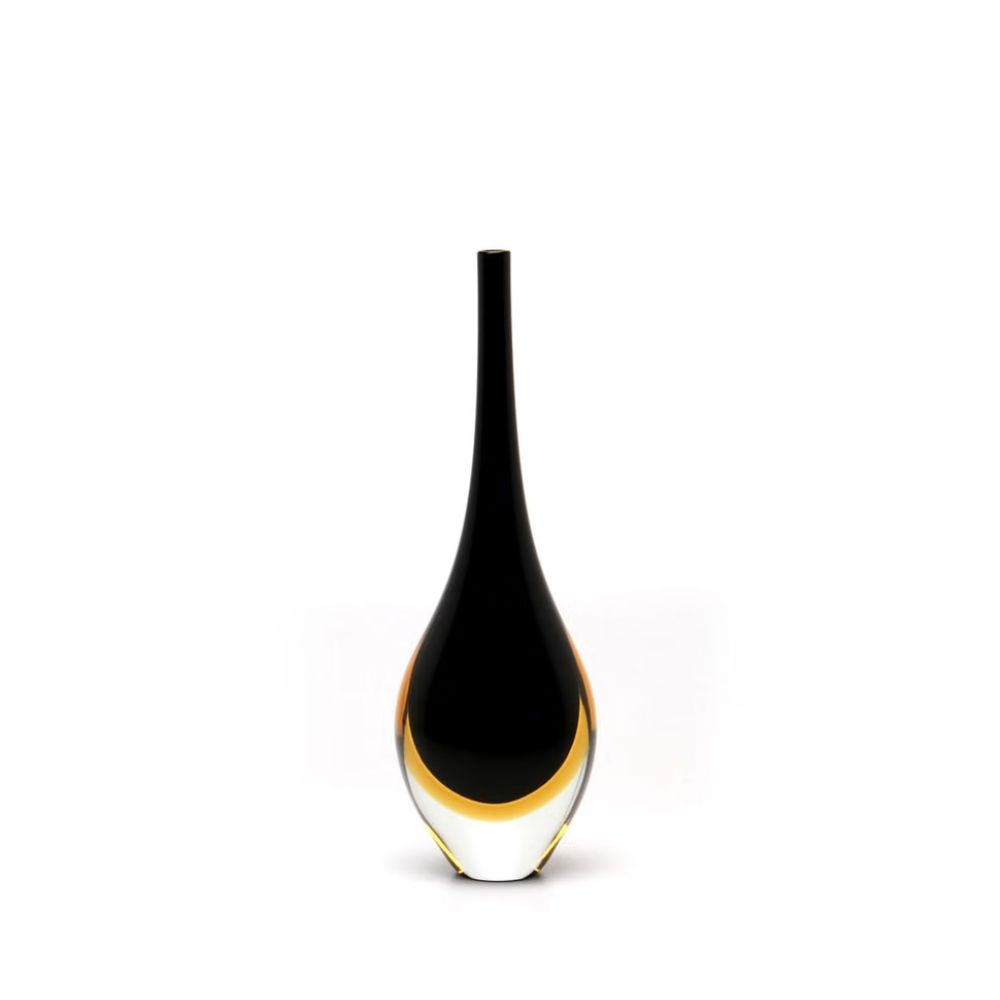 Vaso Mini Gota Alta Cristais Ca D'oro Bicolor N1 29 Cm