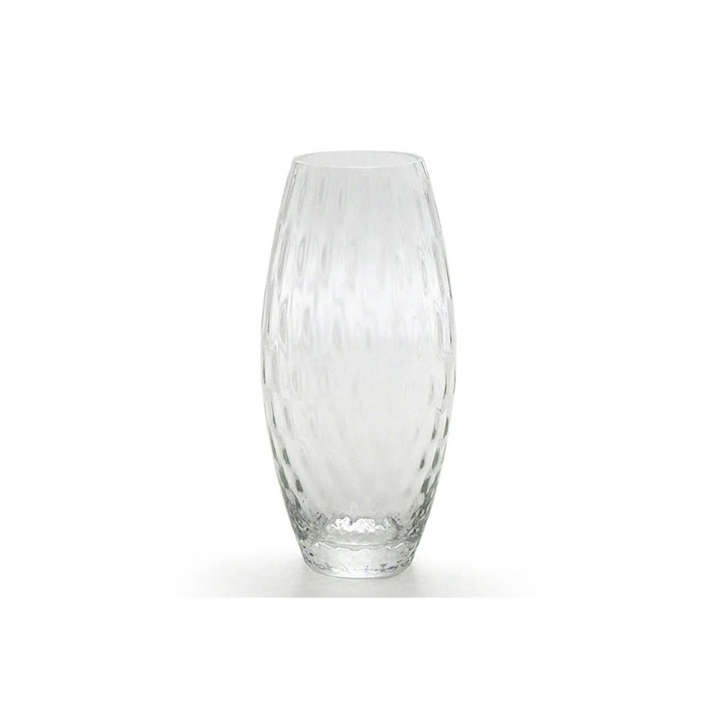 Vaso Oliva Cristais Cá D'oro Baloton 22 X 11 X 11 Cm