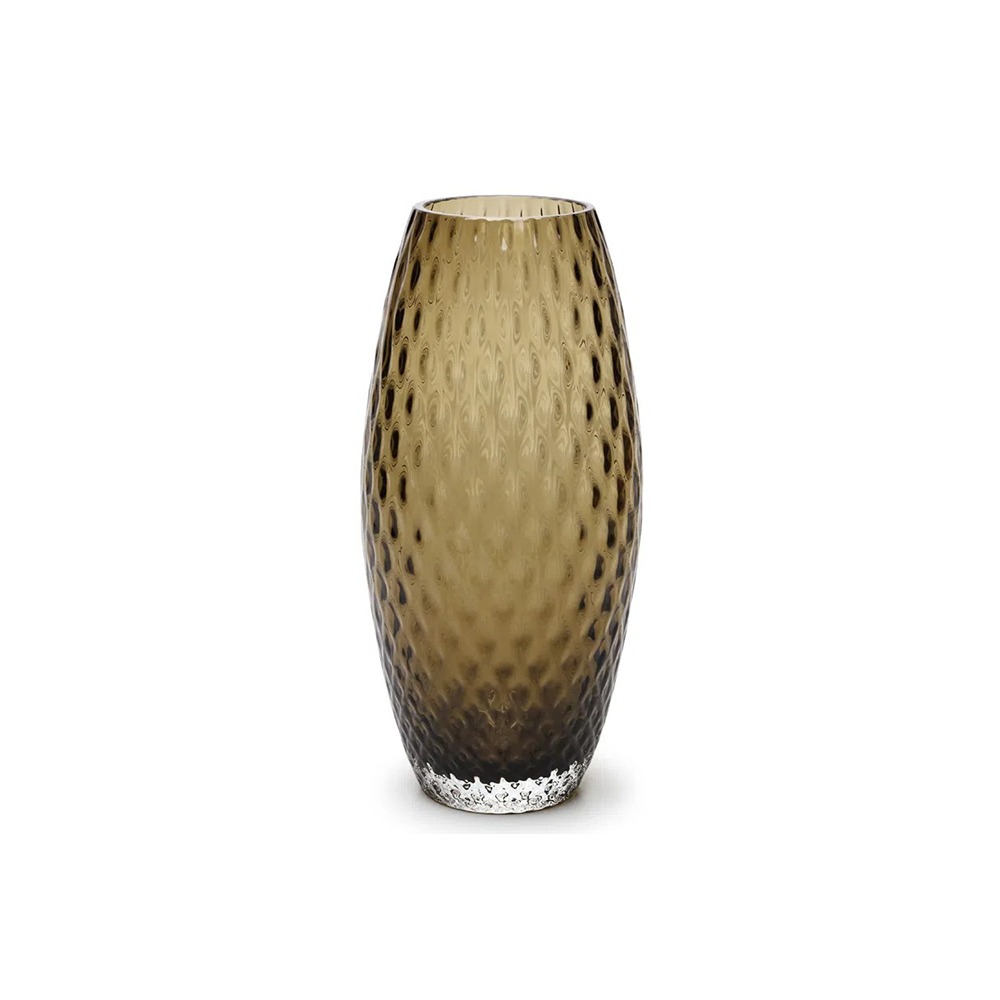 Vaso Oliva Cristais Cá D'oro Baloton 27 Cm