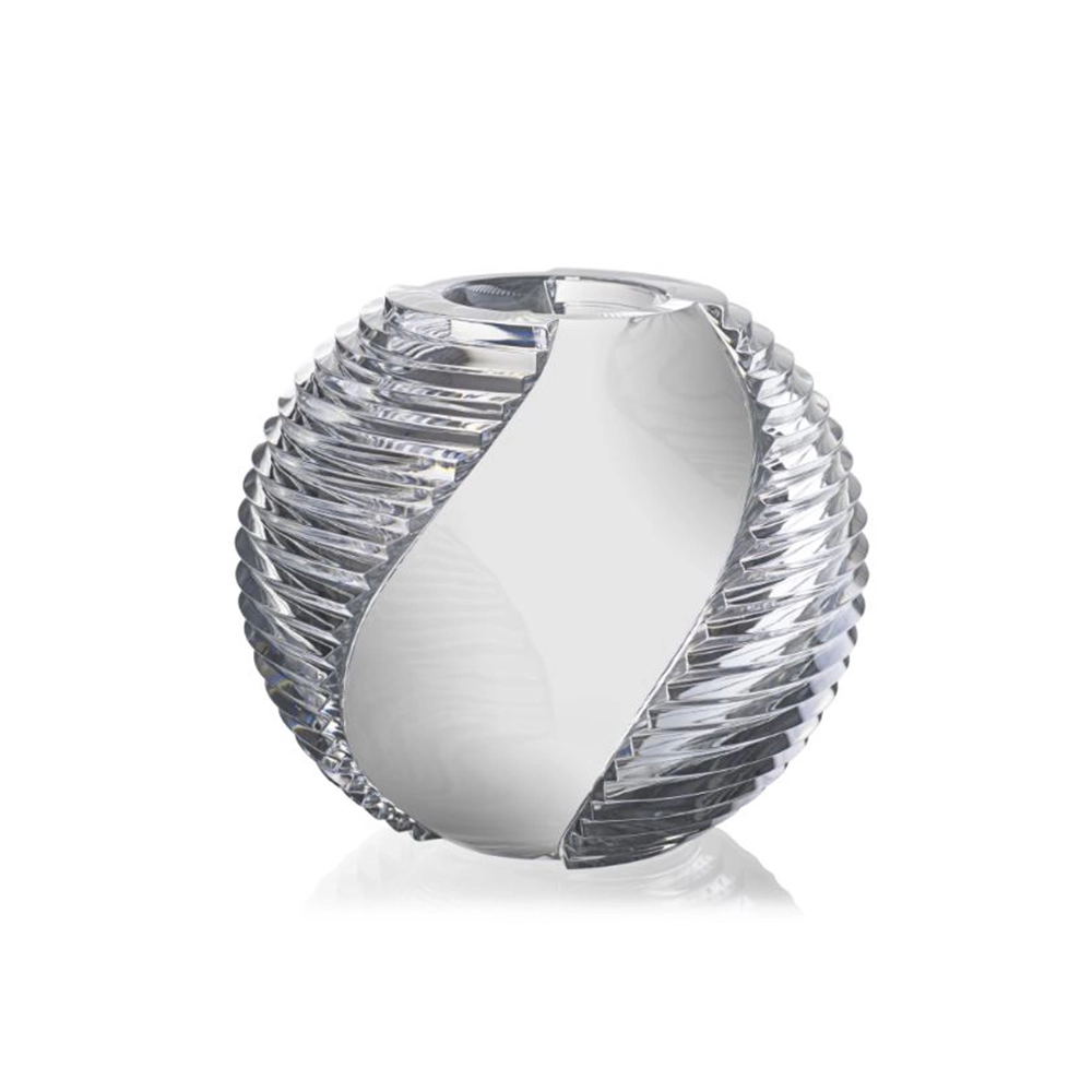 Vaso Redondo Rogaska Crystal Inline 22 Cm