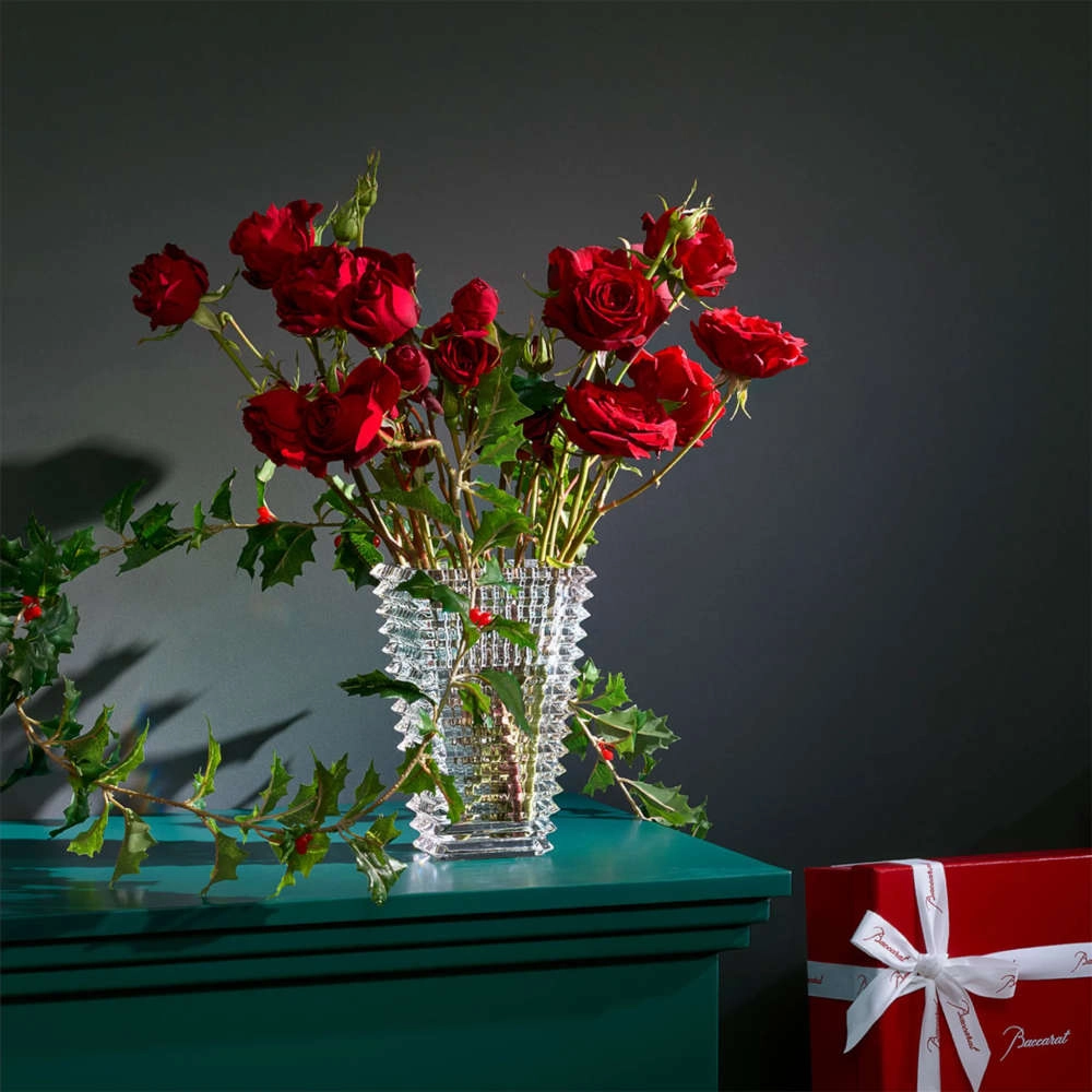 Vaso Retangular Eye Baccarat 30 Cm