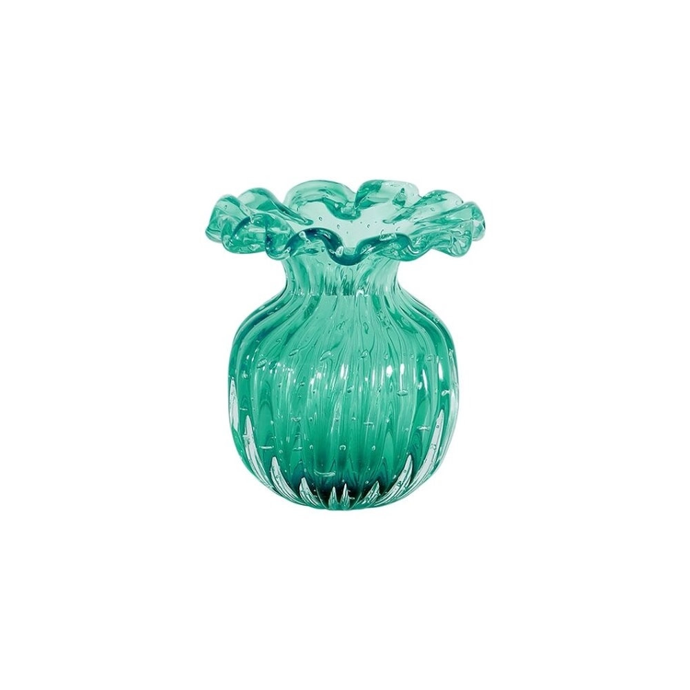 Vaso Toledo Cristais D´labone Esmeralda 24 Cm Vaso Toledo Cristais D´labone Esmeralda 24 Cm