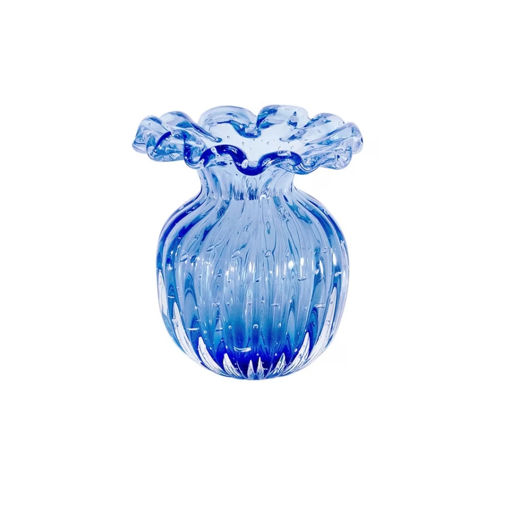 Vaso Toledo Cristais D´labone Turquesa 28 Cm Vaso Toledo Cristais D´labone Turquesa 28 Cm