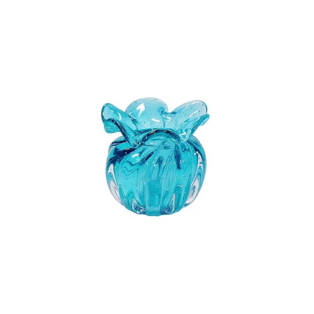 Vaso Torcello Cristais D´labone Aquamarine 14 X 14 Cm