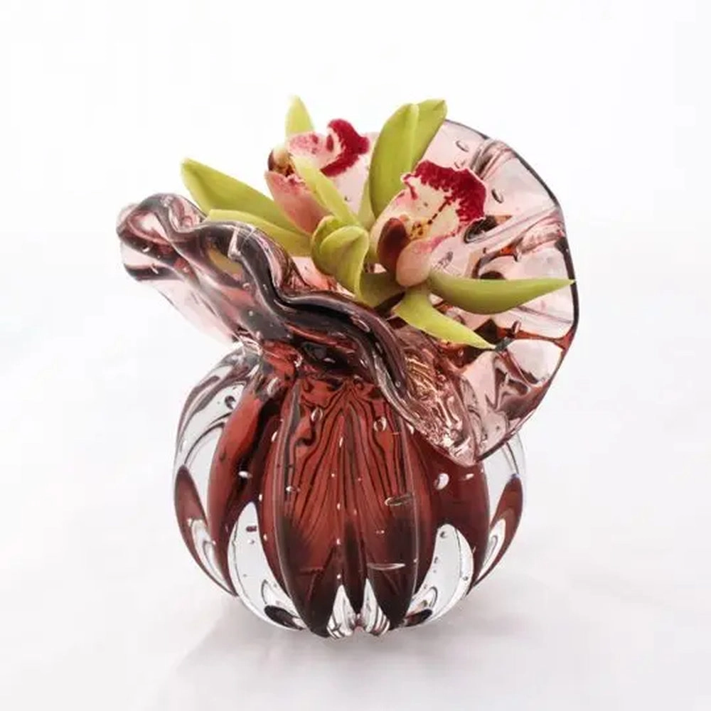 Vaso Toscana Cristais D´labone Rubi 10 Cm