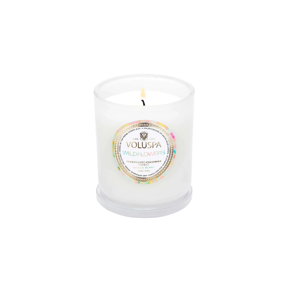 Vela Copo 60h Voluspa Nova Coleção Maison Blanc Vela Copo 60h Voluspa Nova Coleção Maison Blanc