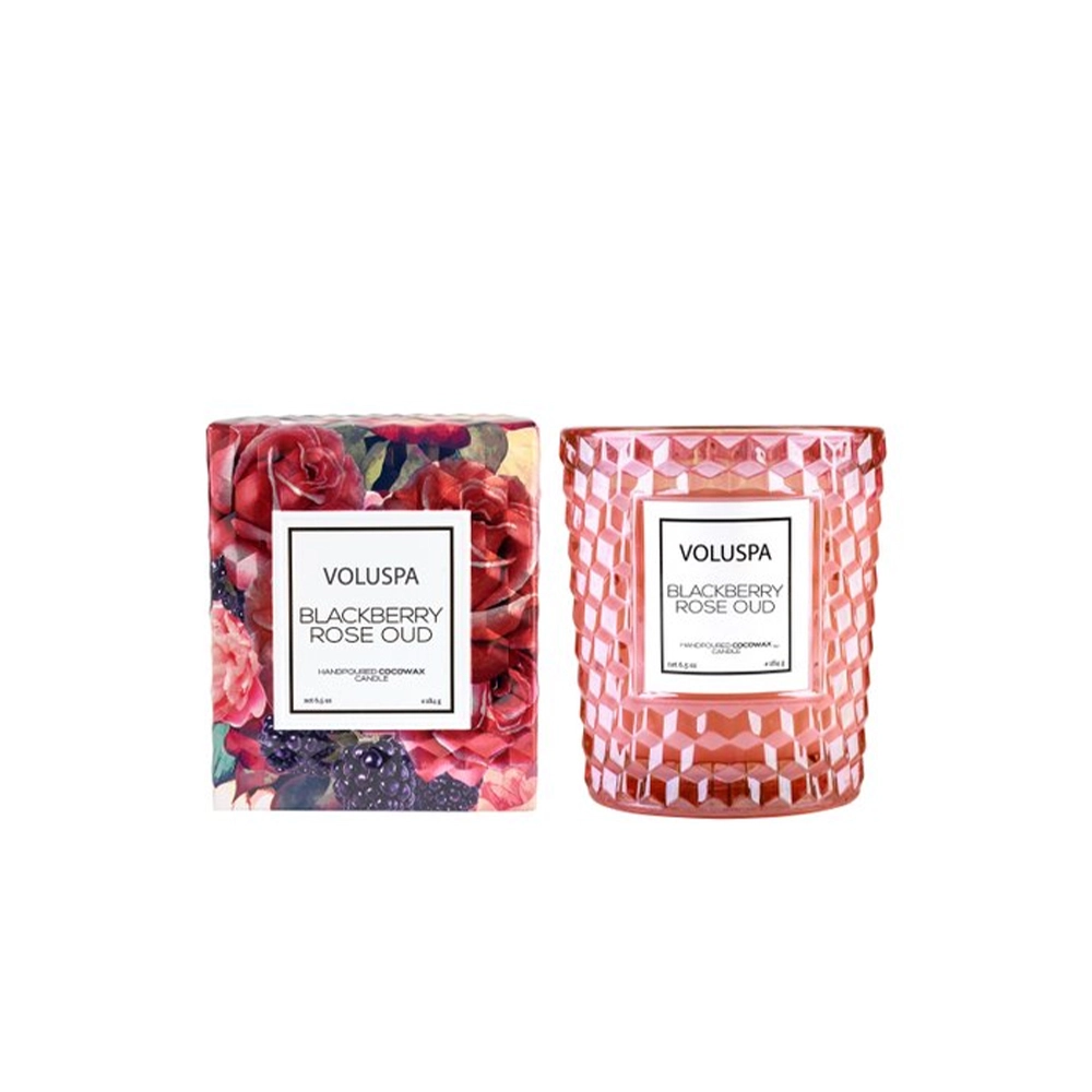 Vela Copo Trabalhado 40h Voluspa Coleção Roses Vela Copo Trabalhado 40h Voluspa Coleção Roses