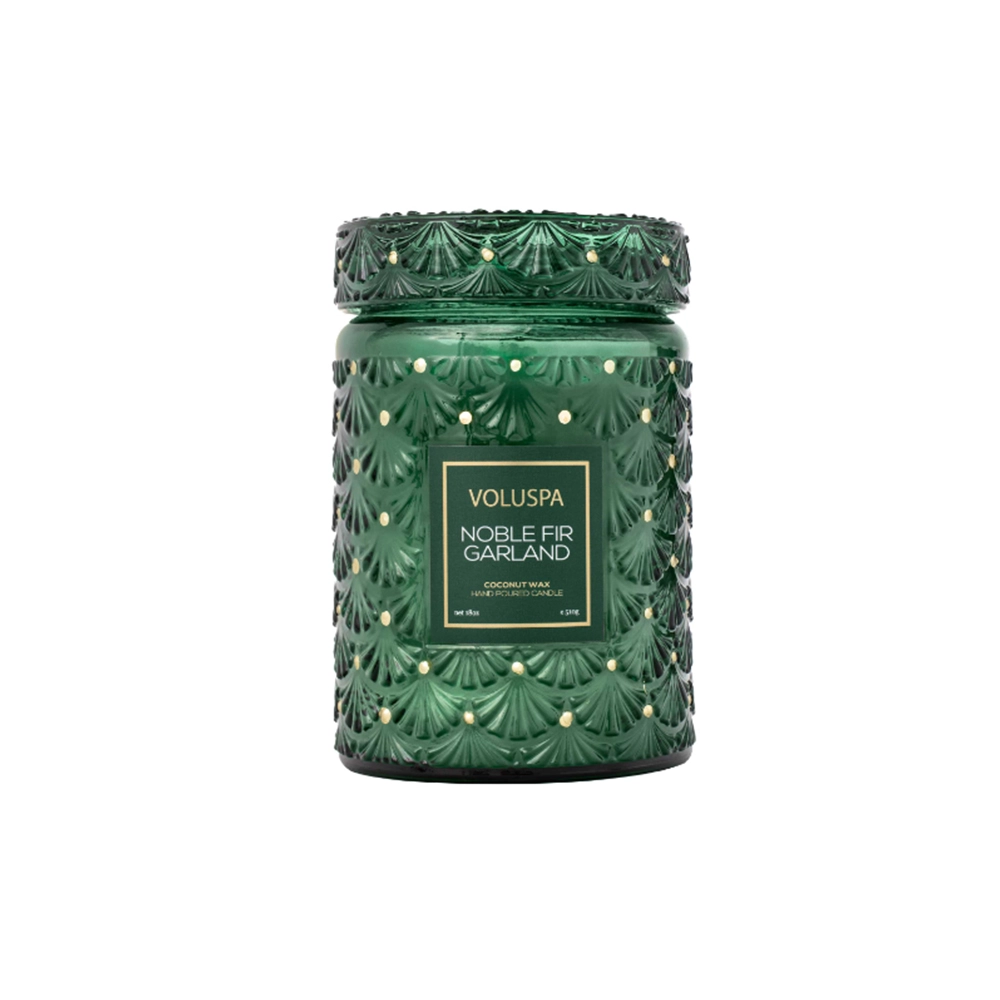 Vela Pote de Vidro Grande 100h Voluspa Holiday Collection