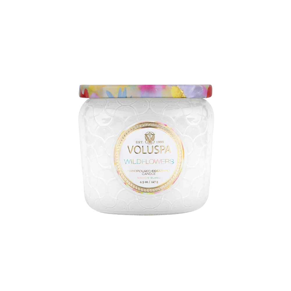 Vela Pote Luxe 35h Voluspa Nova Coleção Maison Blanc