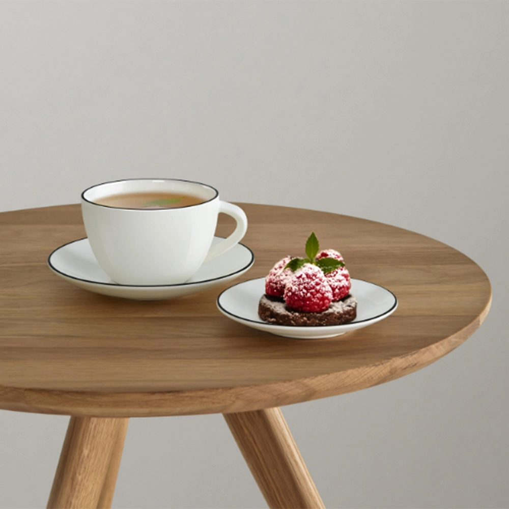 Xícara Para Café Espresso Com Pires Asa Selection Ligne Noire 70 Ml - Cada Xícara Para Café Espresso Com Pires Asa Selection Ligne Noire 70 Ml - Cada