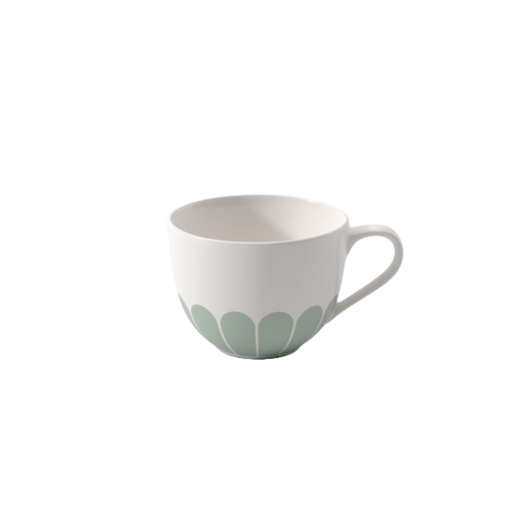 Xicara P/ Cafe  Villeroy e Boch Fleur Verde 148 Ml