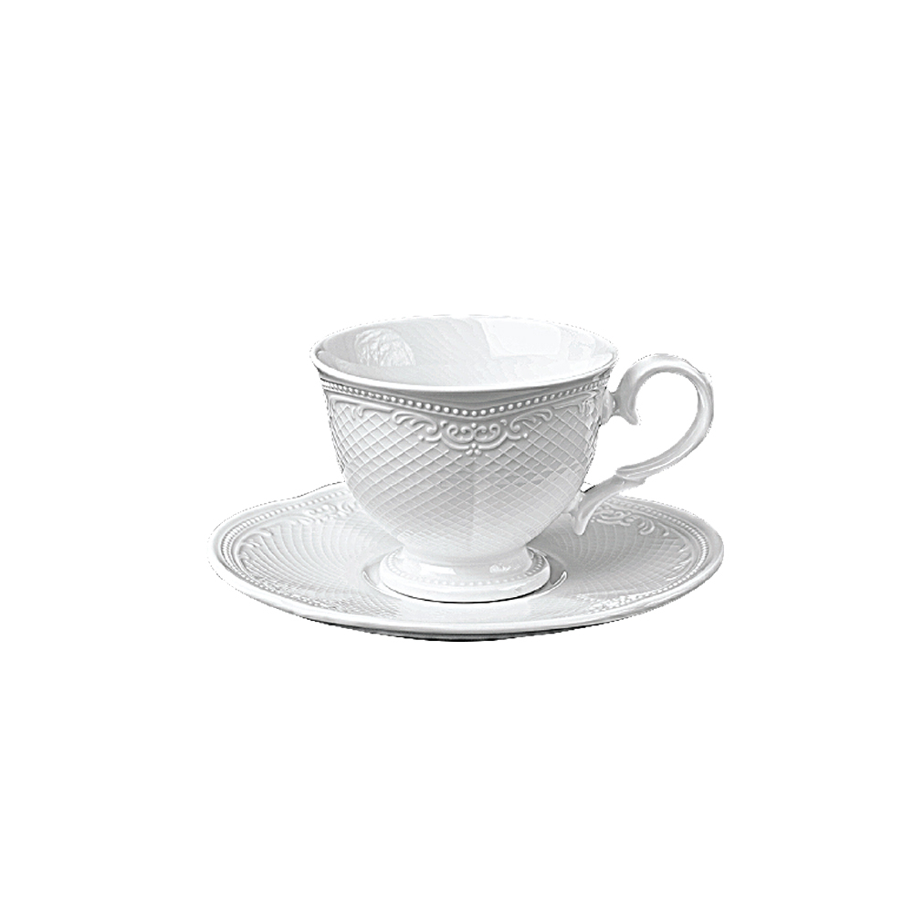 Xicara P/ Cha Com Pires Qualitier Noble 200 Ml Xicara P/ Cha Com Pires Qualitier Noble 200 Ml