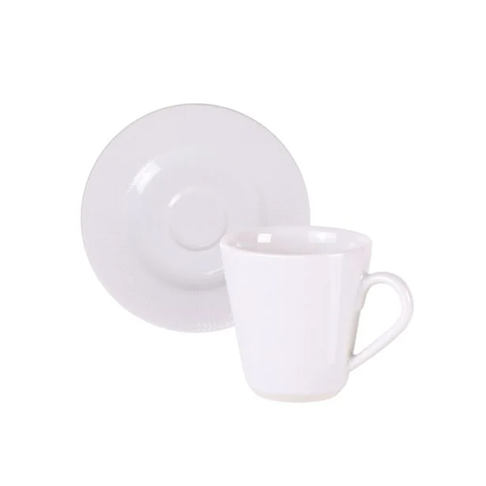 Xicara Para Cafe Com Pires Tramontina Mesh 70 Ml Xicara Para Cafe Com Pires Tramontina Mesh 70 Ml