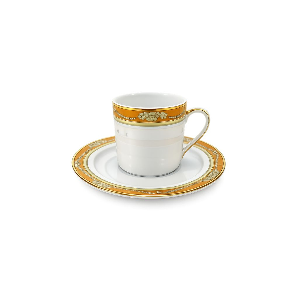 Xicara Para Cafe Royal Limoges Bruges Pessego 80 Ml