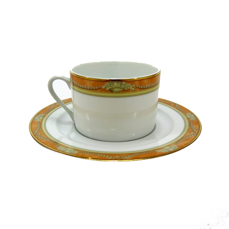 Xicara Para Cha Royal Limoges Bruges Pessego 150 Ml