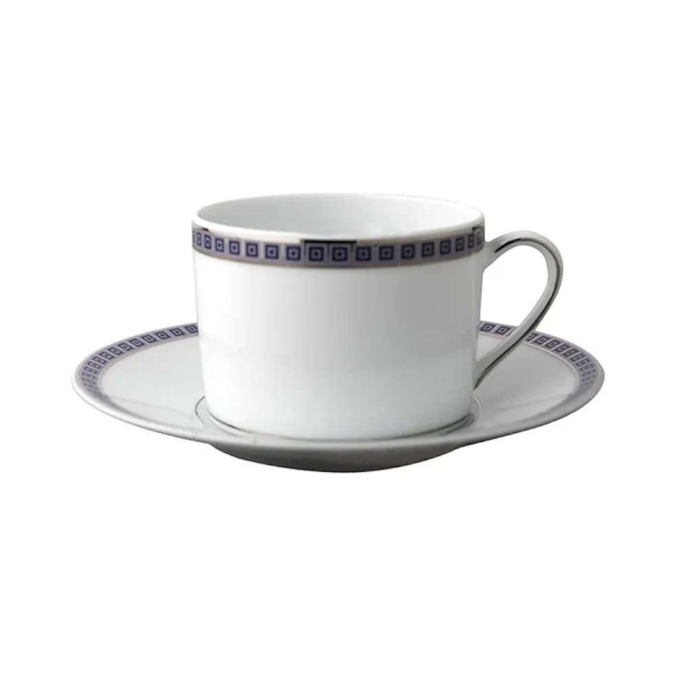 Xicara Para Cha Bernardaud Carre Athena Navy 180 Ml Xicara Para Cha Bernardaud Carre Athena Navy 180 Ml