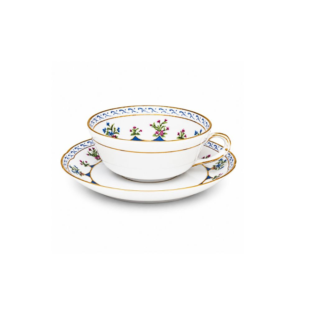 Xicara Para Cha Bernardaud Chateaubriand Bleu 180 Ml Xicara Para Cha Bernardaud Chateaubriand Bleu 180 Ml
