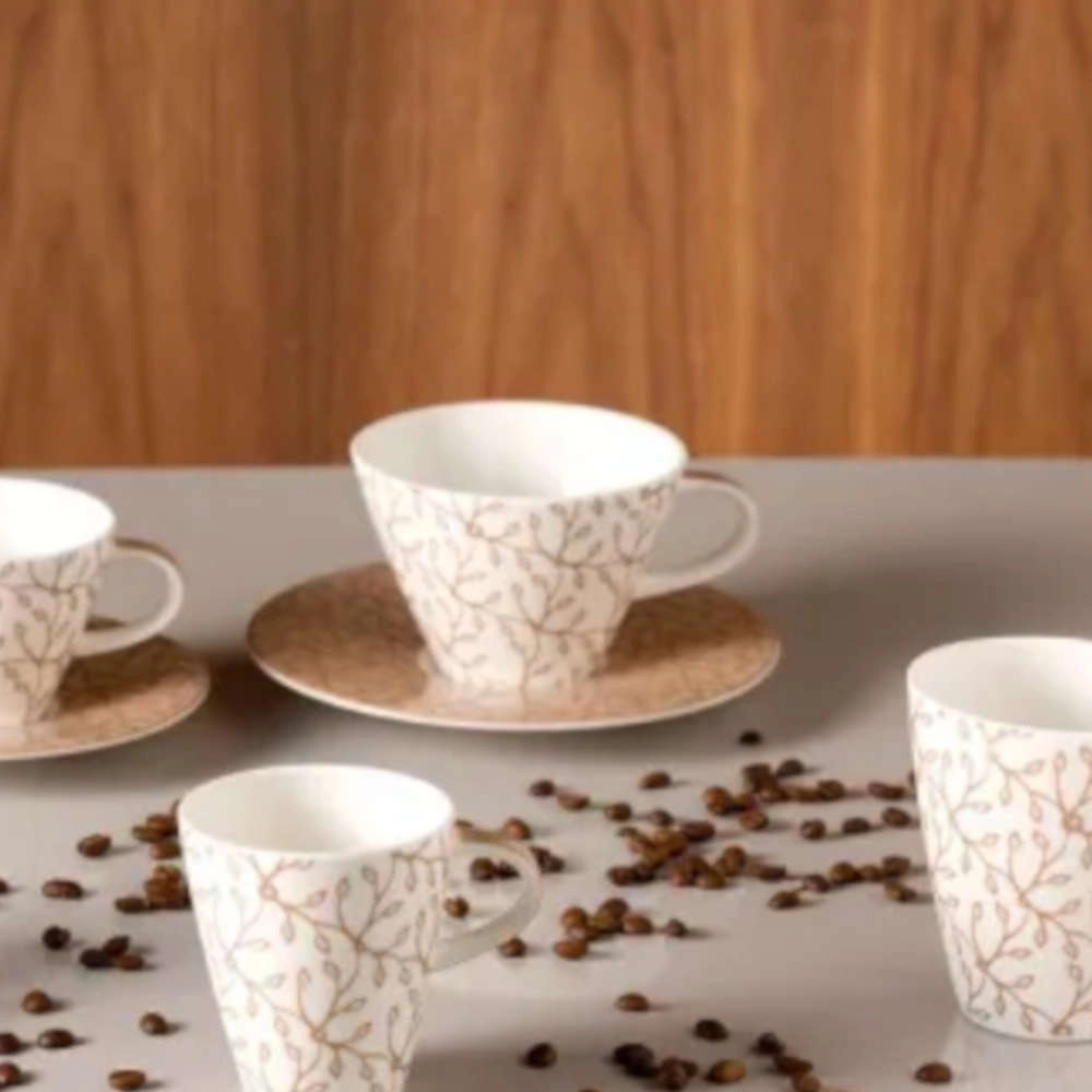 Xicara Para Cha Caffe Club Floral Caramelo Villeroy e Boch Xicara Para Cha Caffe Club Floral Caramelo Villeroy e Boch