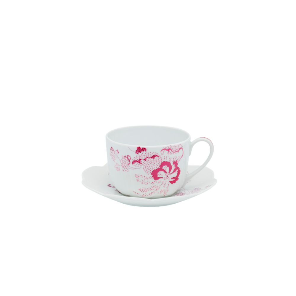 Xicara Para Cha Royal Limoges Nymphea Heure Pourpre  150 Ml