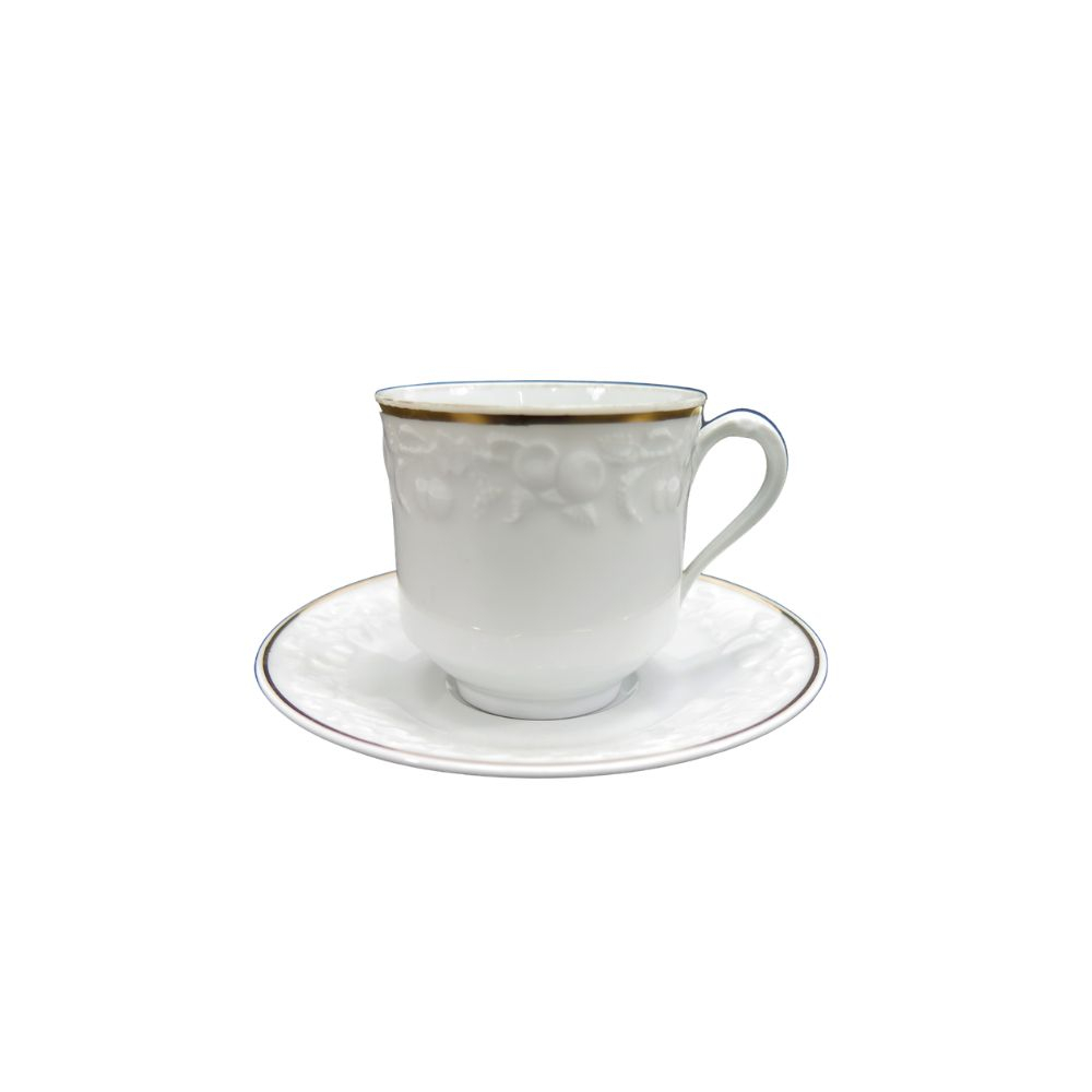 Xicaras Para Cafe Medard de Noblat Xeres C/ Friso Dourado 120 Ml Xicaras Para Cafe Medard de Noblat Xeres C/ Friso Dourado 120 Ml