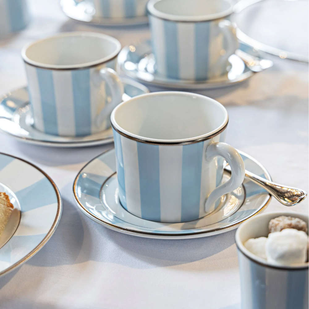 Xicaras Para Cha Bernardaud Galerie Royale Wallis Blue 180 Ml Xicaras Para Cha Bernardaud Galerie Royale Wallis Blue 180 Ml