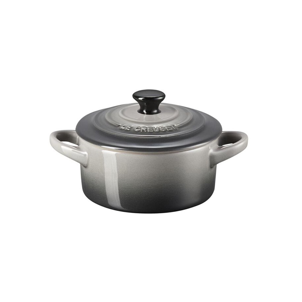 Mini Cocotte Com Pegador Preto Le Creuset 10 Cm Mini Cocotte Com Pegador Preto Le Creuset 10 Cm
