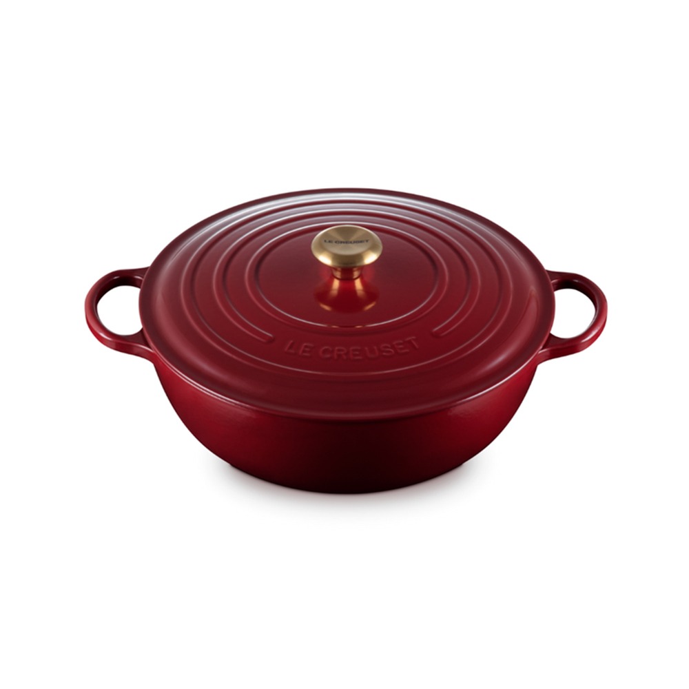 Panela Marmita Le Creuset Signature 32 Cm - Pegador Dourado