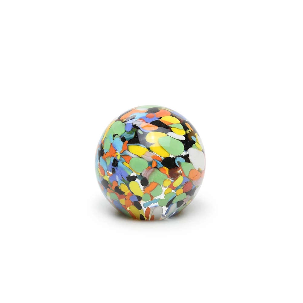 Peso Bola Pequeno Cristais Ca D'oro Multicor Colorido 7 Cm