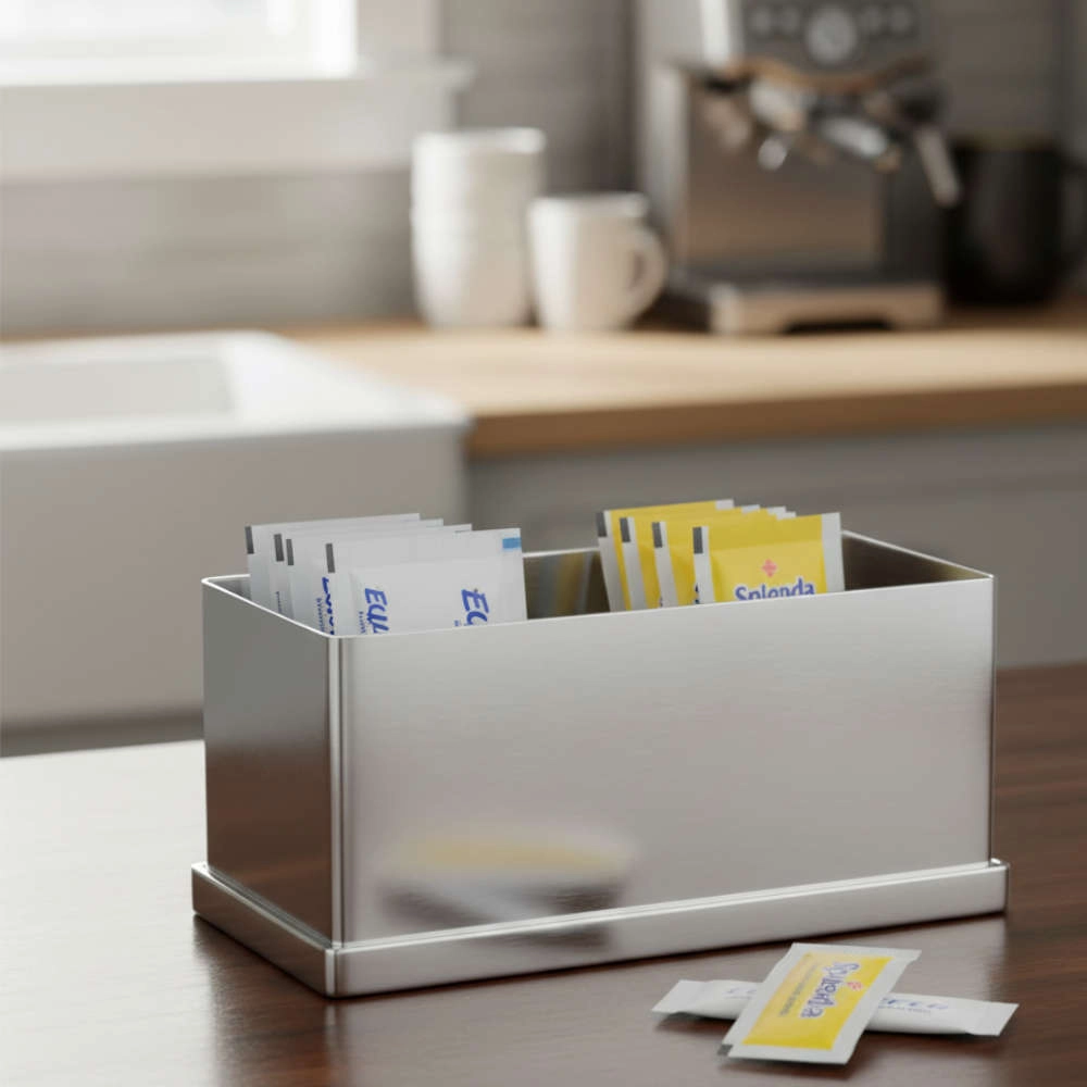Porta Adocante Retangular Silverlux Liso | Presentes Mickey