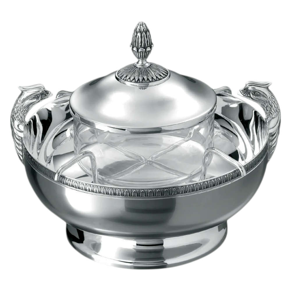 Porta Caviar Christofle Malmaison 17 Cm
