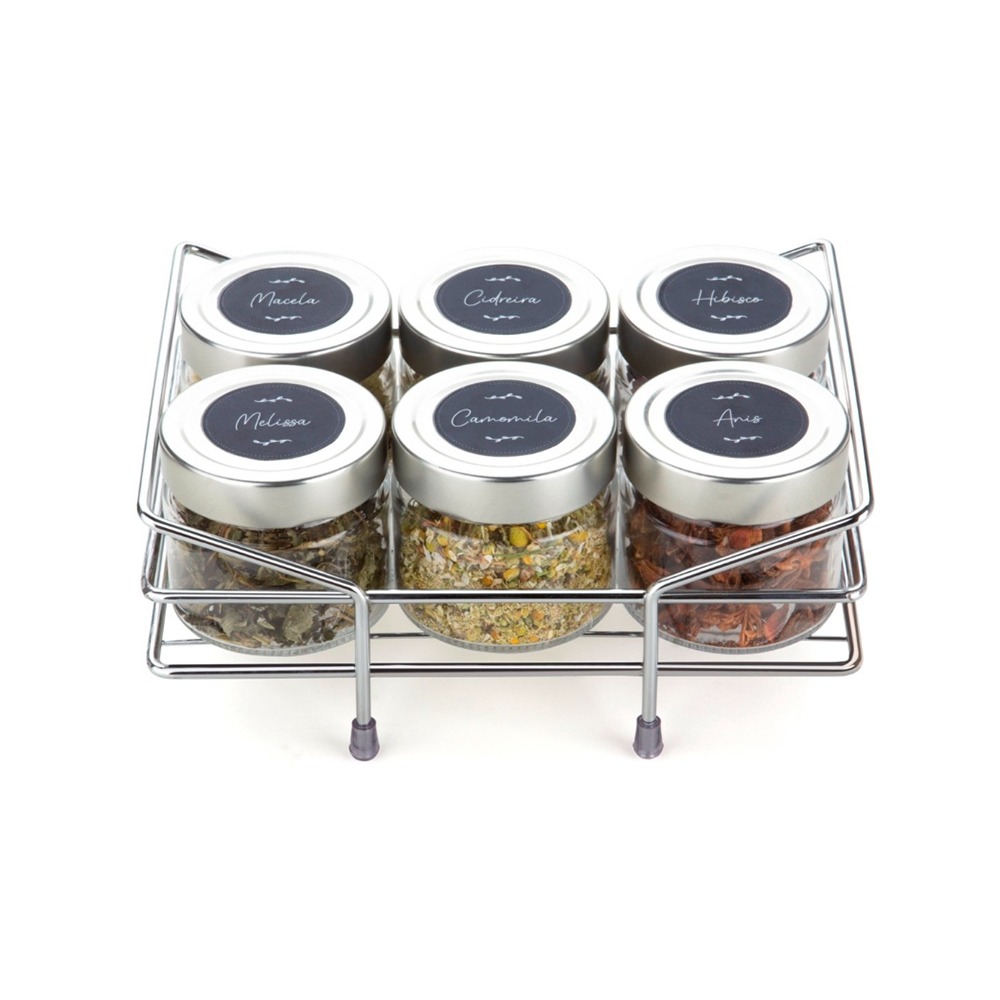 Porta Chas / Condimentos Inox