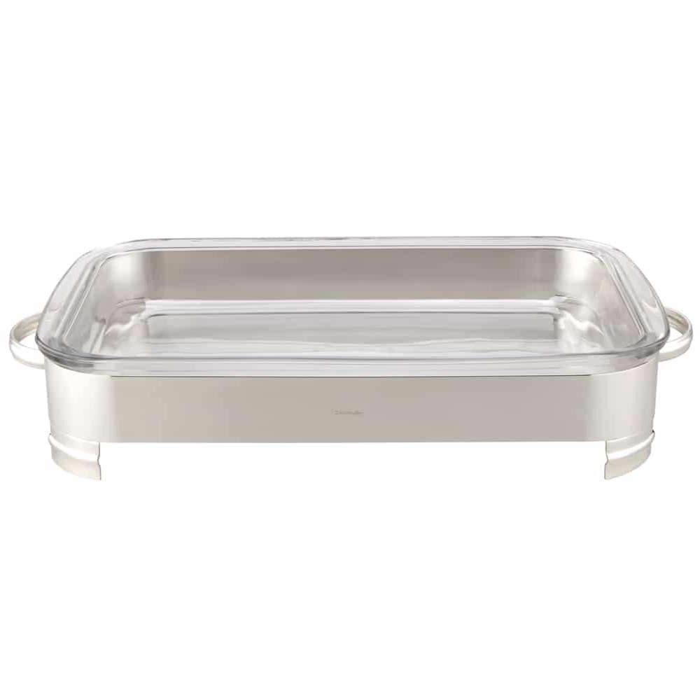 Porta Pirex Retangular Sem Tampa Silverlux