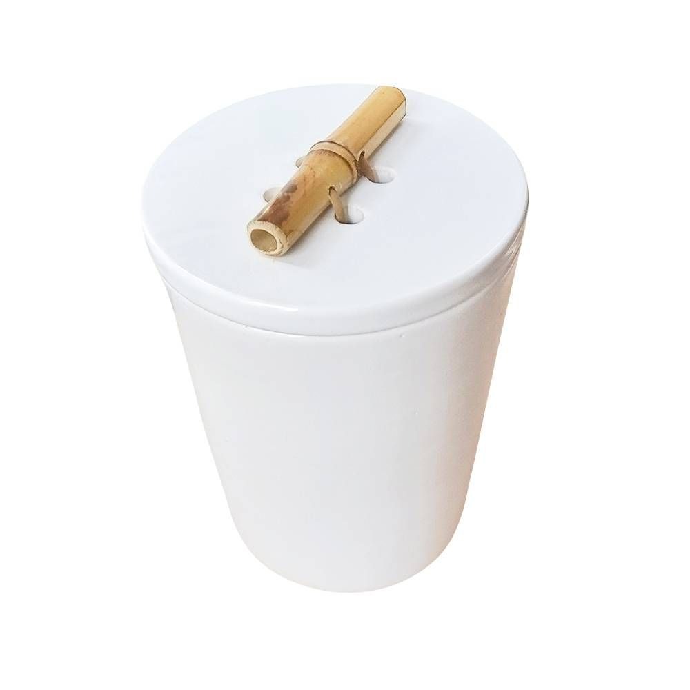 Porta Requeijao Sil Com Bambu